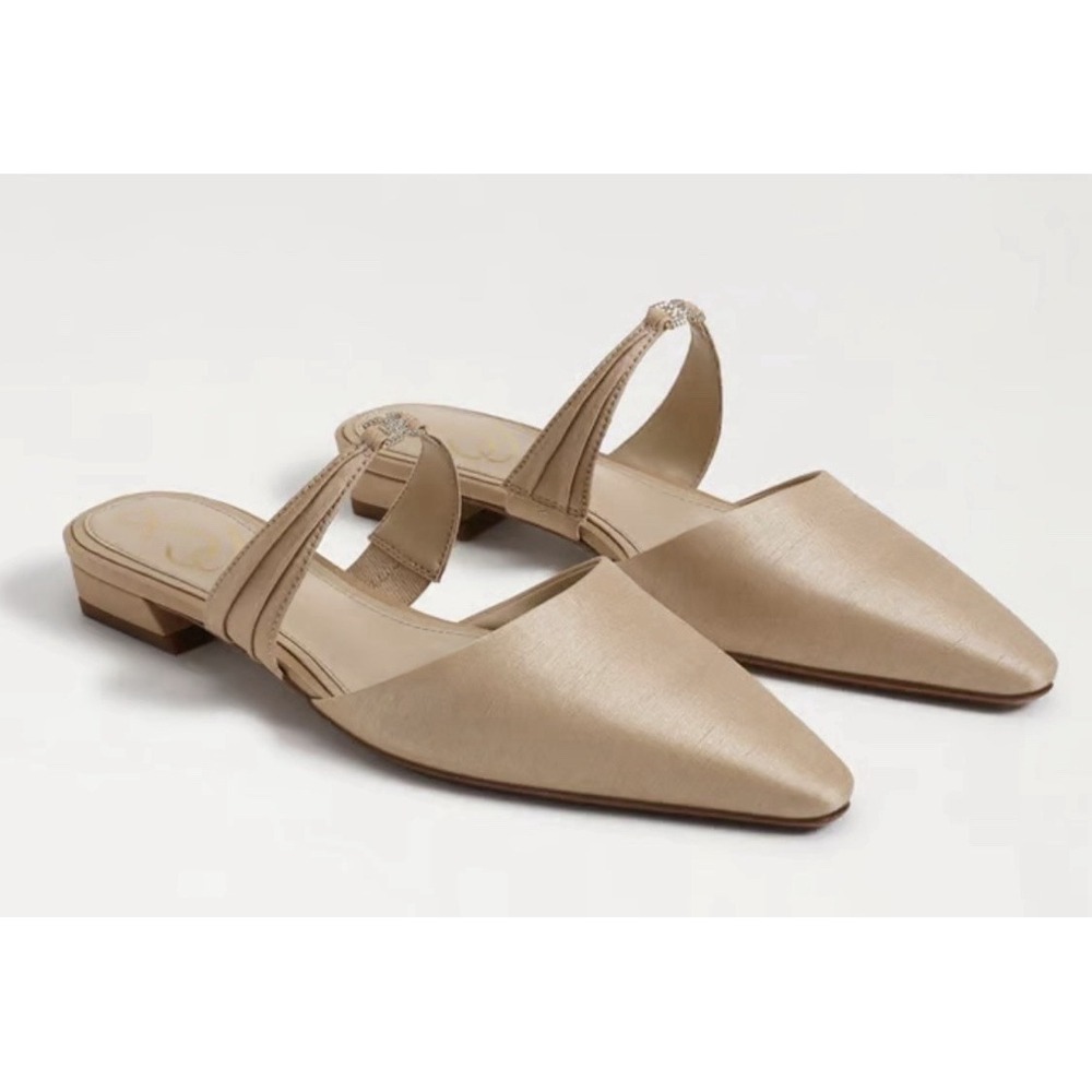 Sam Edelman JUDIE BIT MULE Size 8.5 Light Beige Slip On